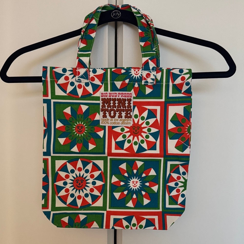 Big Bud Press Mini Tote in Quilt Print - NWOT
